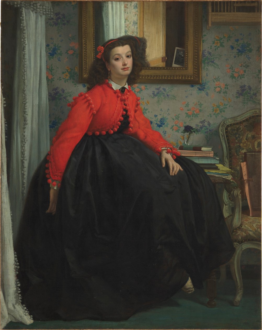 Porträt von Fräulein L. L. von James Tissot
