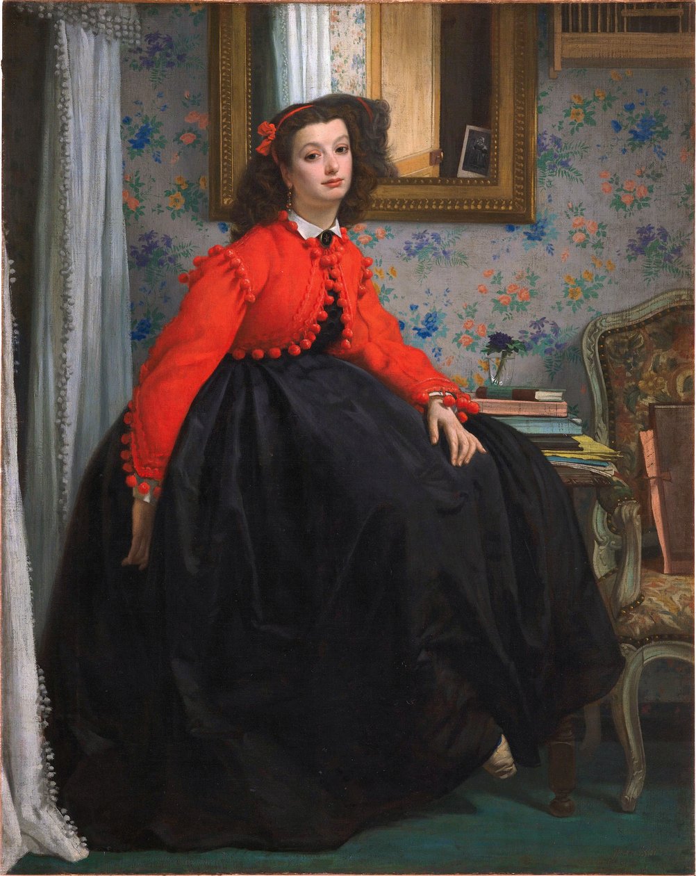 Porträt von Fräulein L. L. von James Tissot