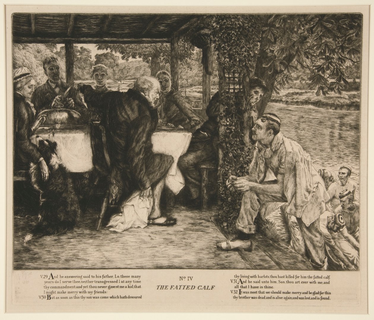 Das gemästete Kalb von James Tissot