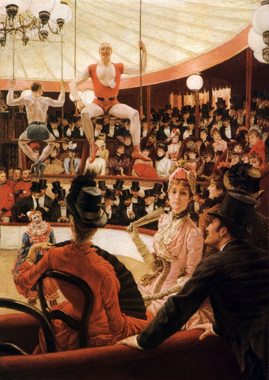 Frauen von Paris: Der Zirkusliebhaber von James Tissot