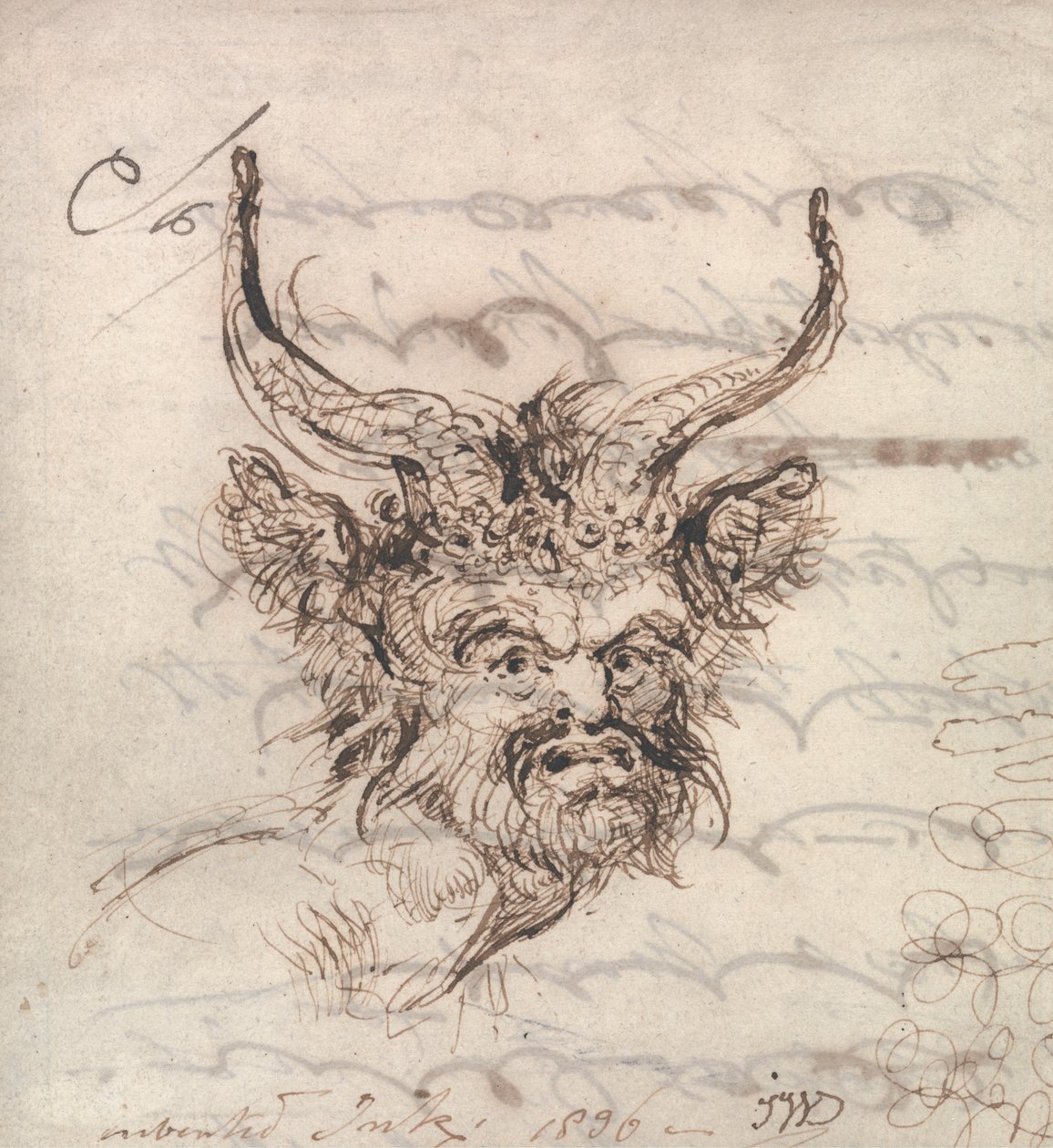 Ein Satyrkopf von James Ward