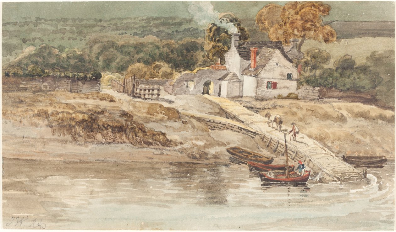 Landungsplatz bei der Abtei Tintern von James Ward