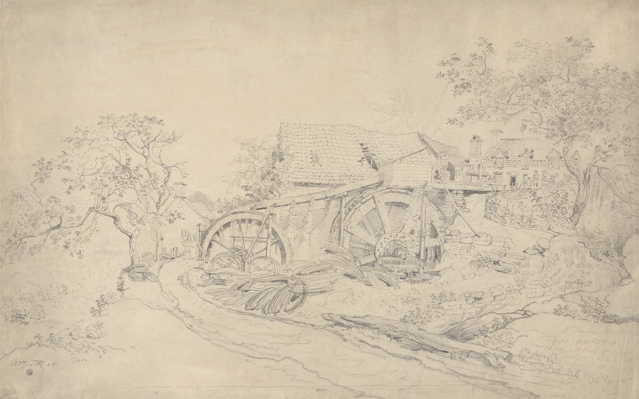 Mr. Thompsons Drahtmühle, Tintern von James Ward