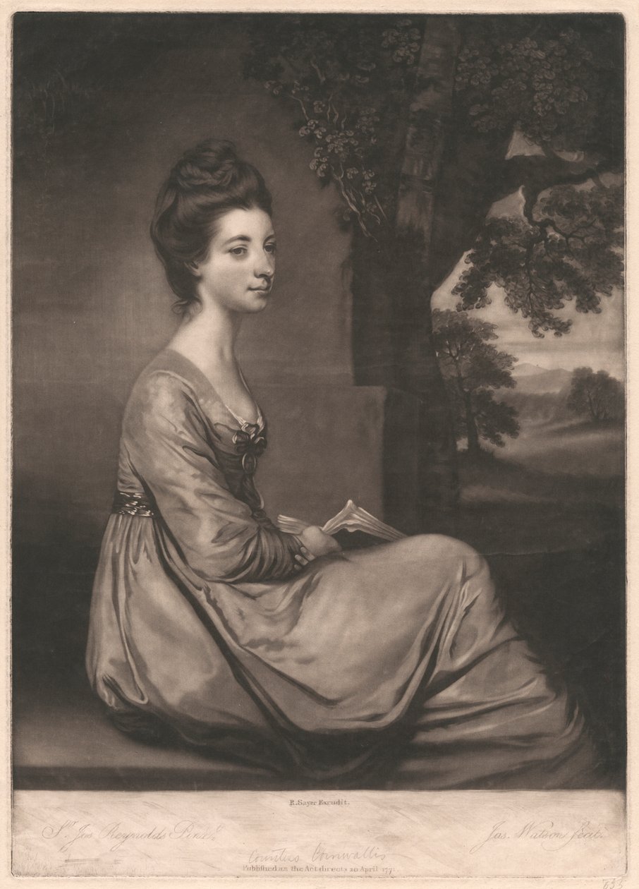 Jemima, Gräfin Cornwallis von James Watson