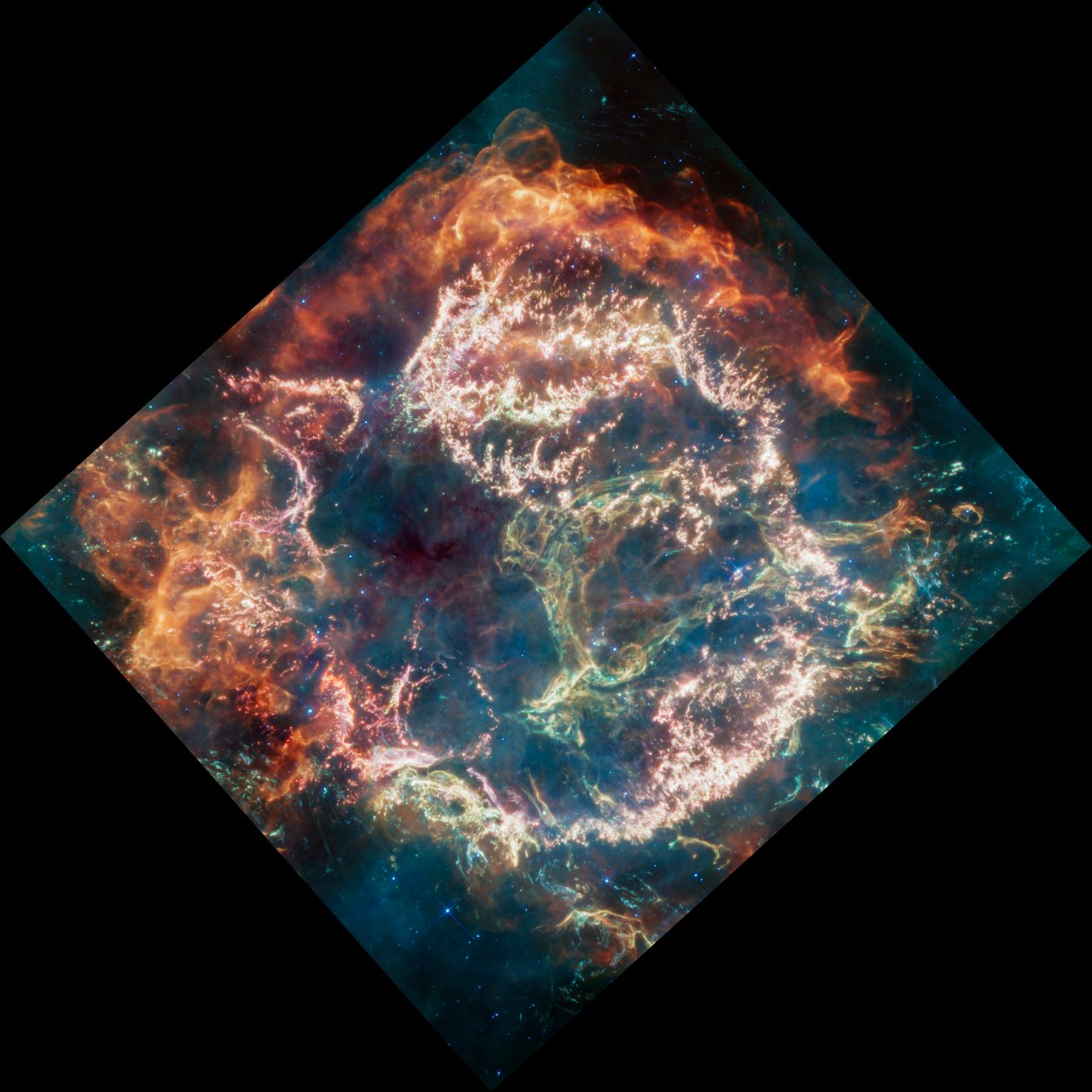 Cassiopeia A von James Webb Space Telescope (NASA)