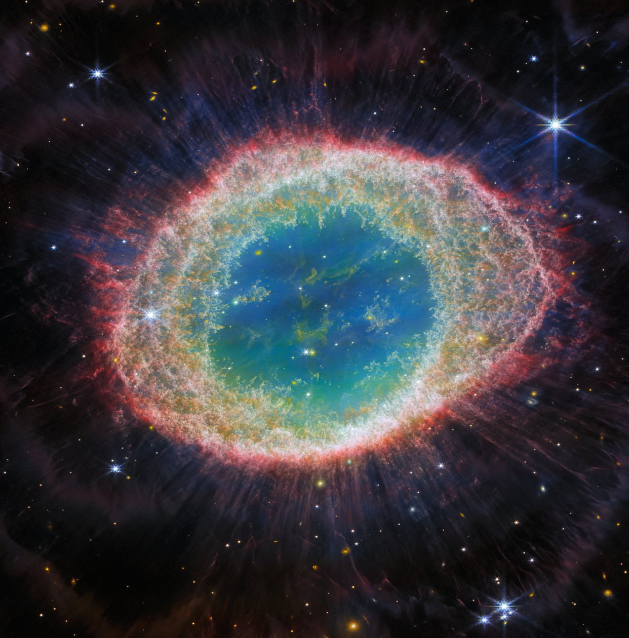 Ringnebel von James Webb Space Telescope (NASA)