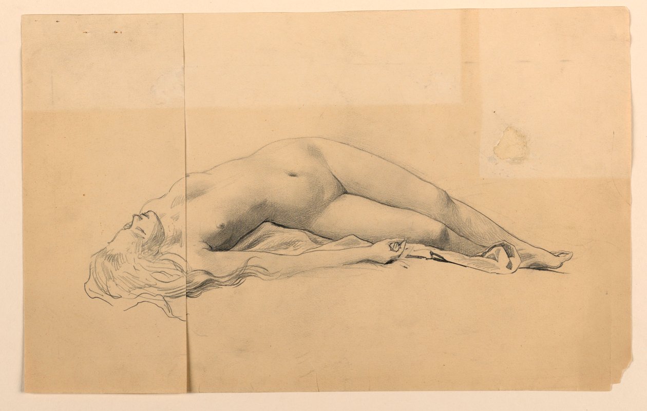 Weiblicher Akt von James Wells Champney