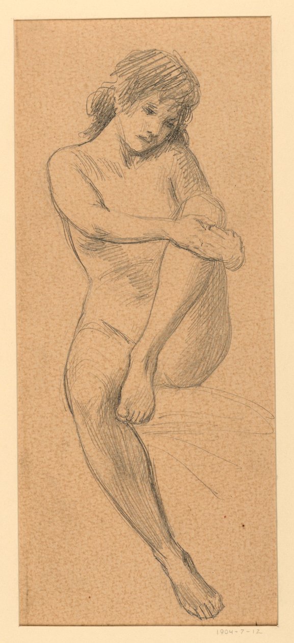 Weiblicher Akt von James Wells Champney