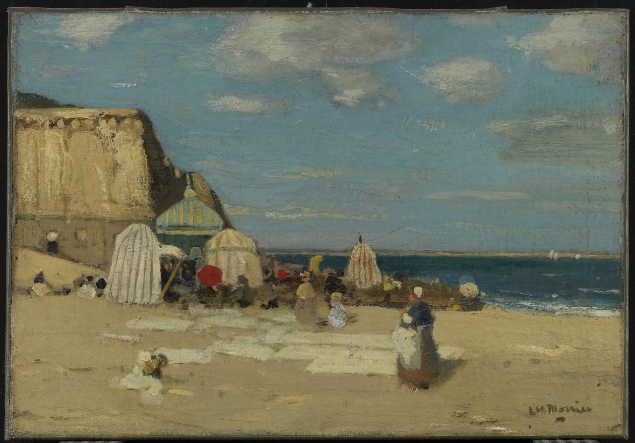 Der Strand, St. Malo, ca. 1900 von James Wilson Morrice