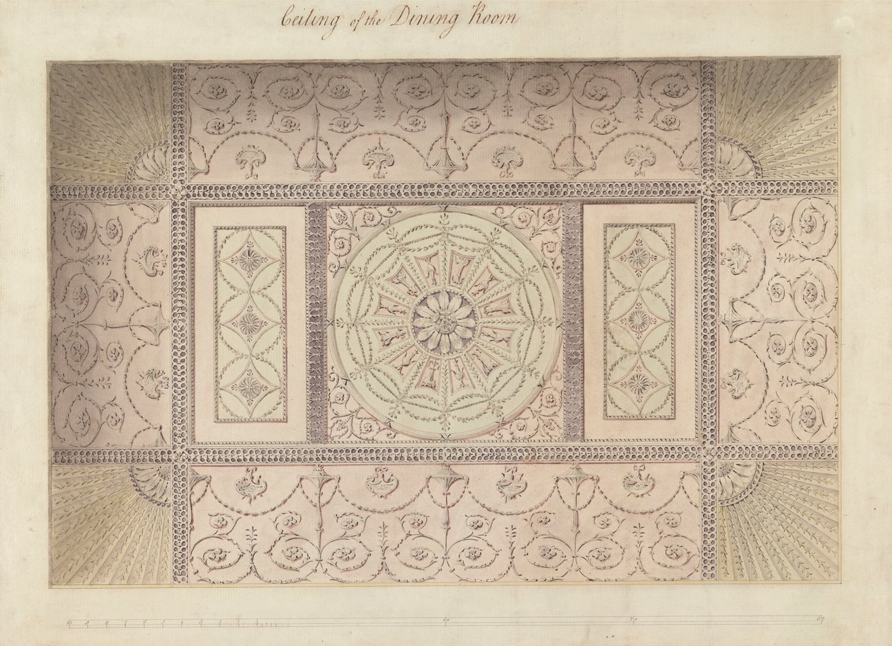 Entwurf für eine Decke von James Wyatt