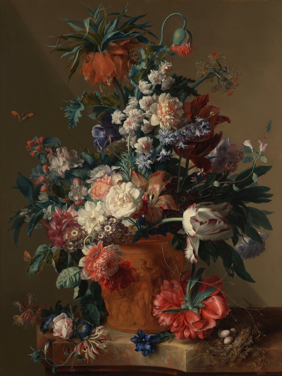 Blumenvase von Jan van Huysum