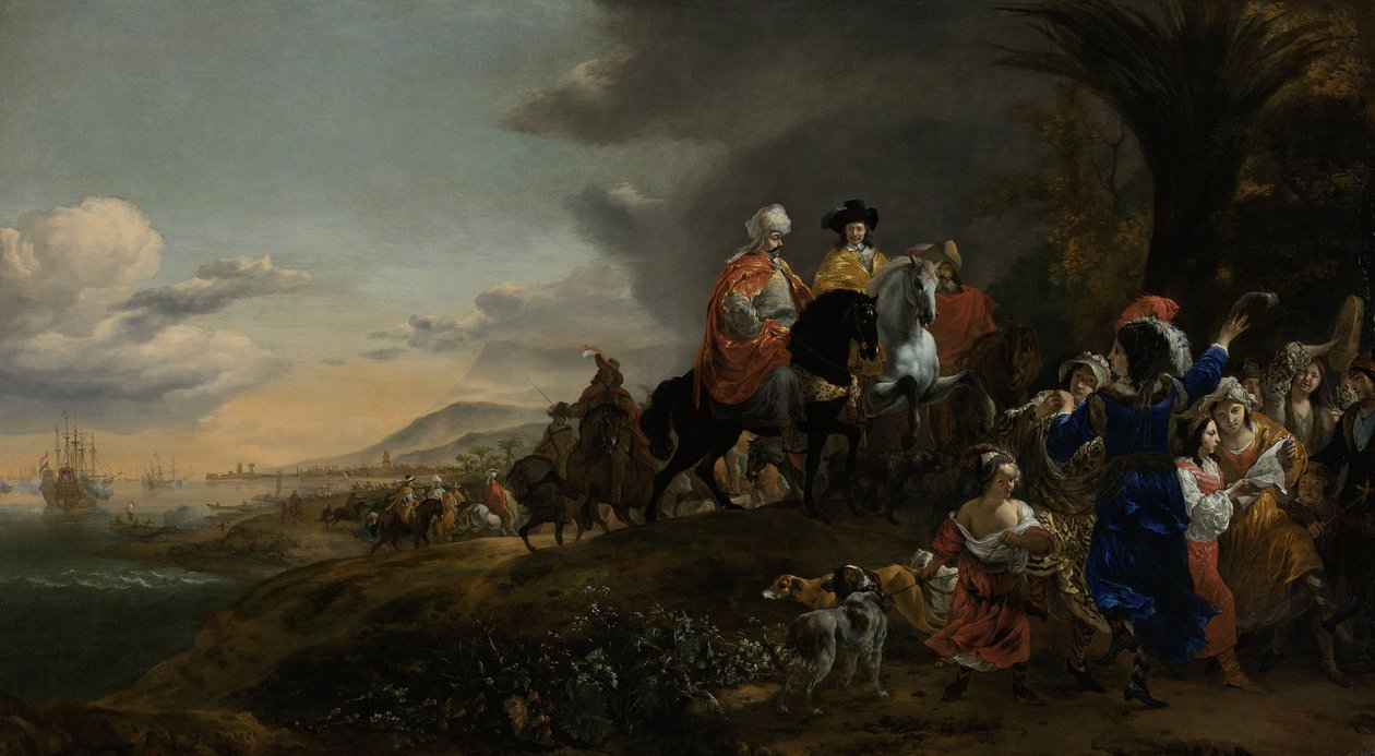 Der niederländische Botschafter auf dem Weg nach Isfahan, 1653-59 von Jan Baptist Weenix