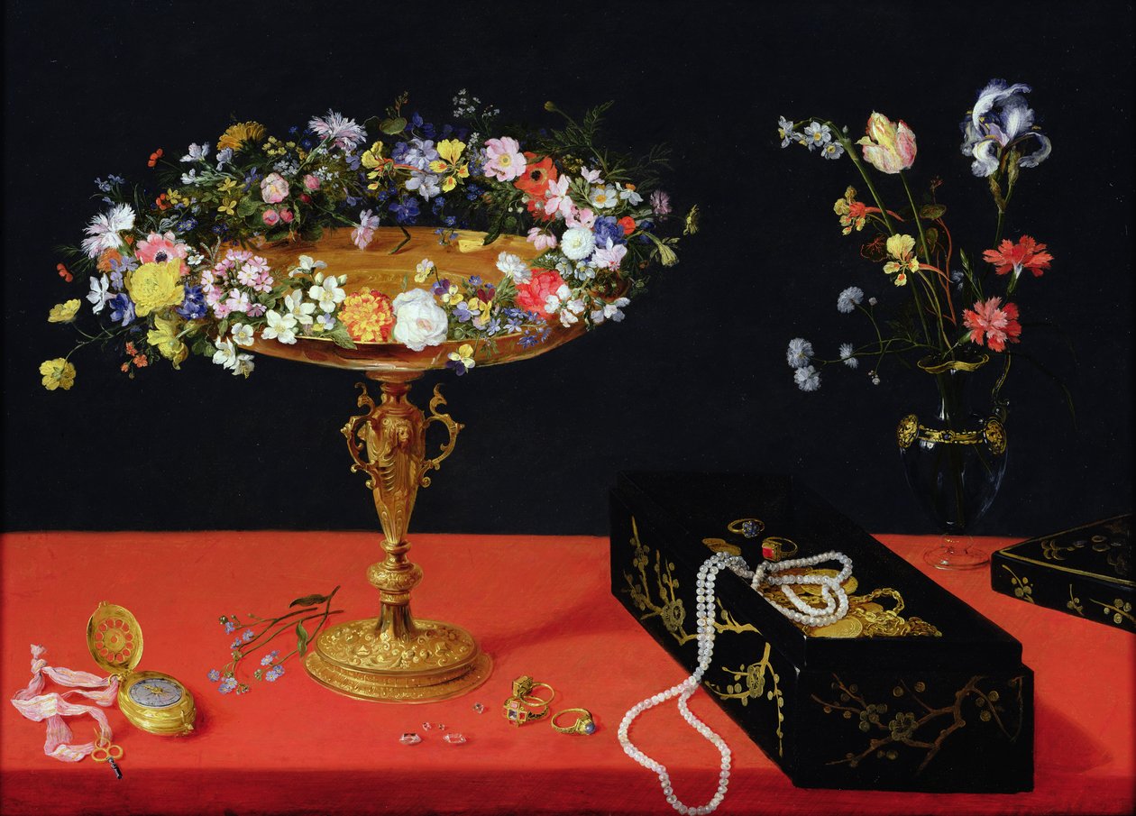 Stillleben mit einer Tazza und Blumen von Jan the Elder Brueghel