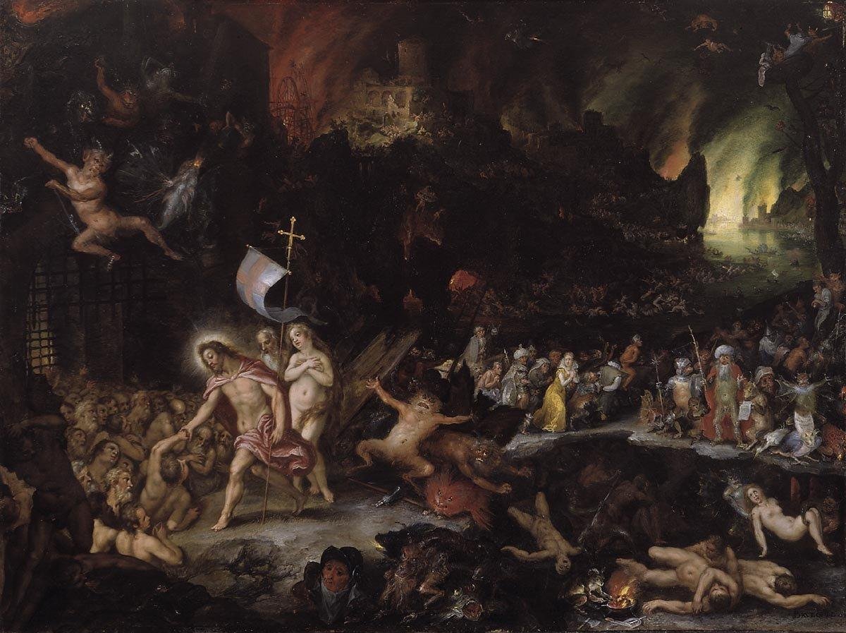 Christus im Vorhof von Jan the Elder Brueghel