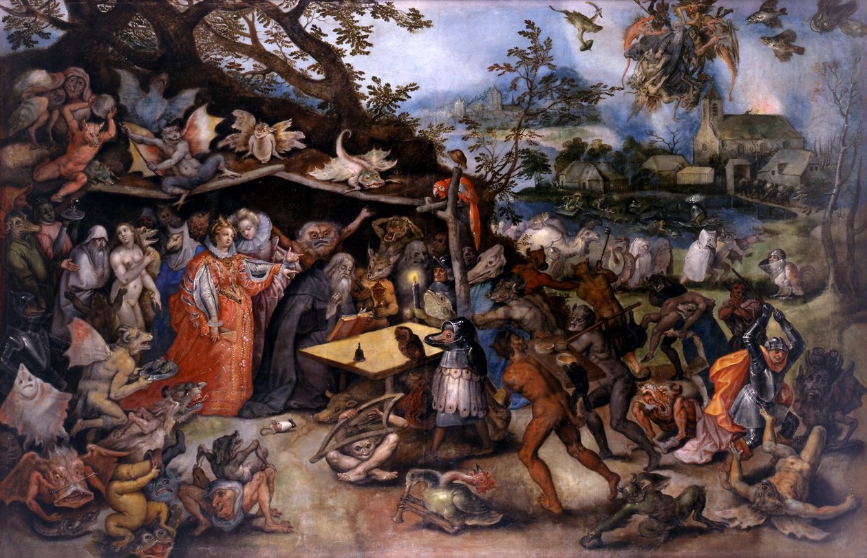 Versuchungen des heiligen Antonius von Jan the Elder Brueghel