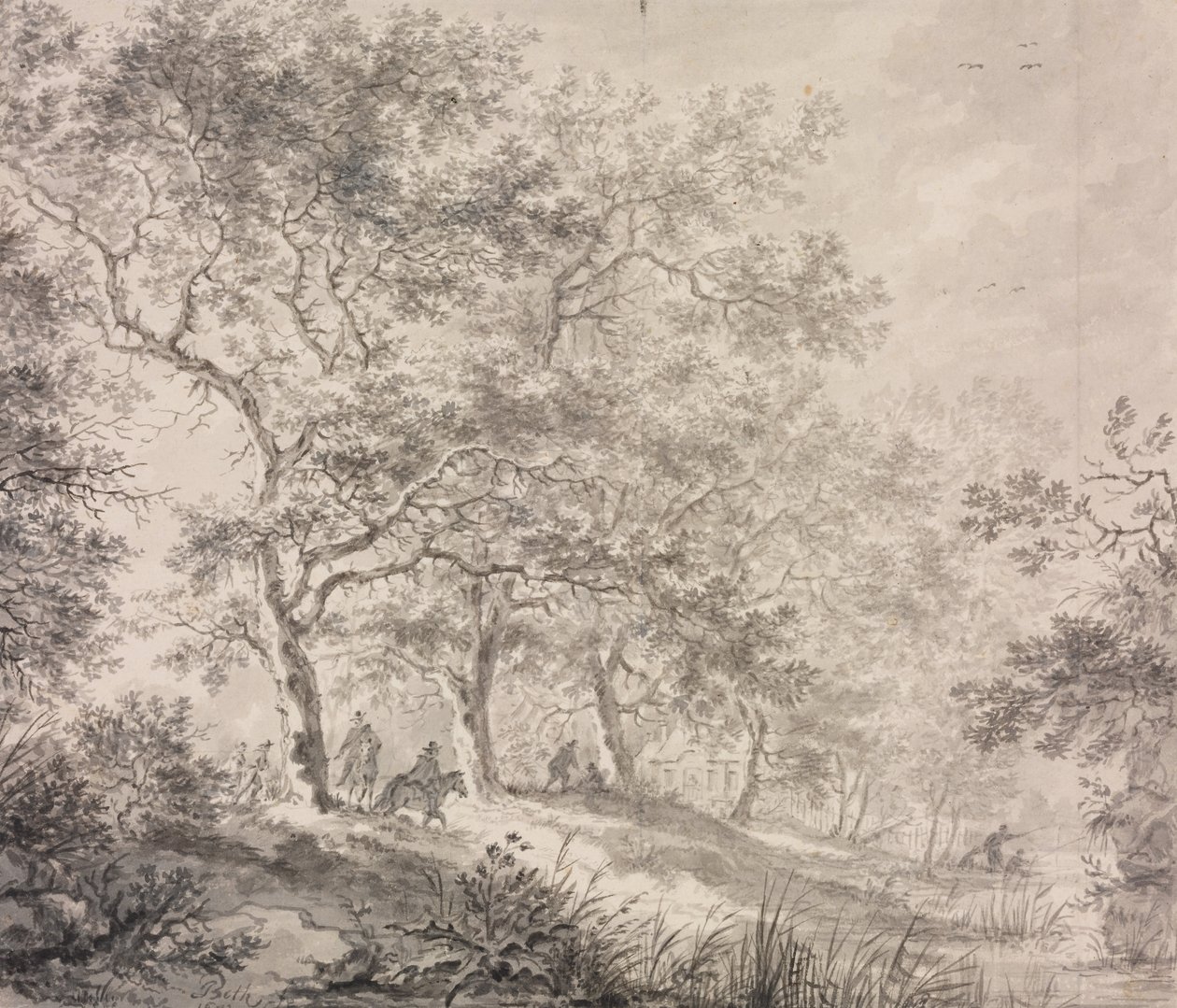 Baumreihe von Jan Dirksz Both