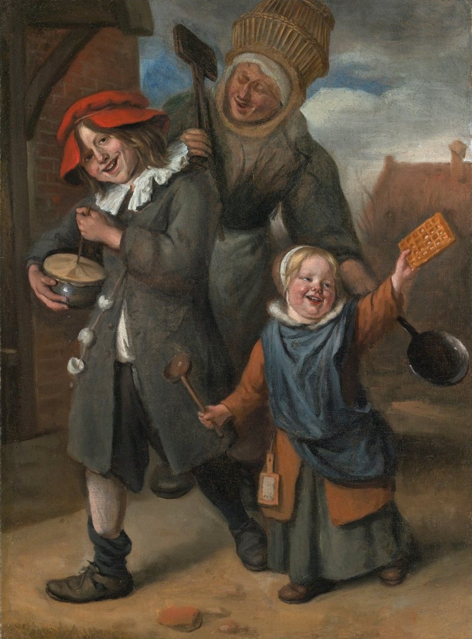 Der Rommelpot-Spieler von Jan Havickszoon Steen