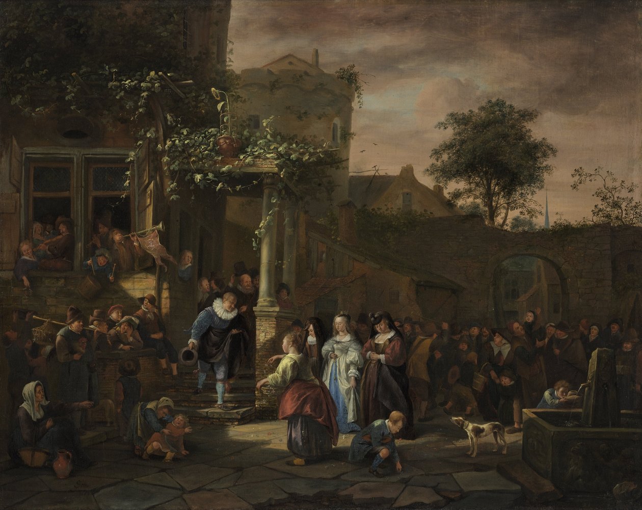 Die Dorffhochzeit von Jan Havickszoon Steen