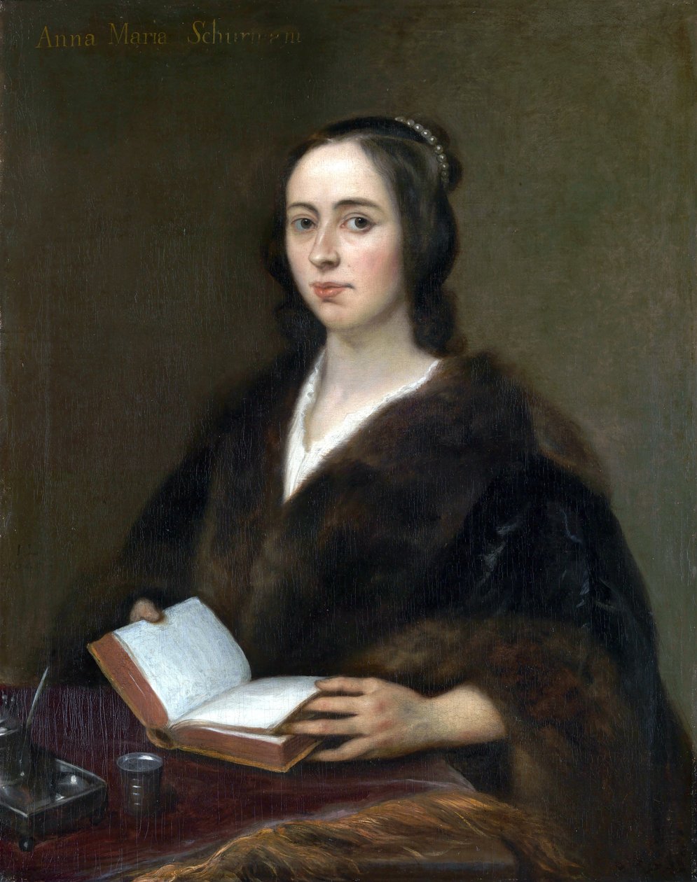 Porträt von Anna Maria van Schurman von Jan Lievens