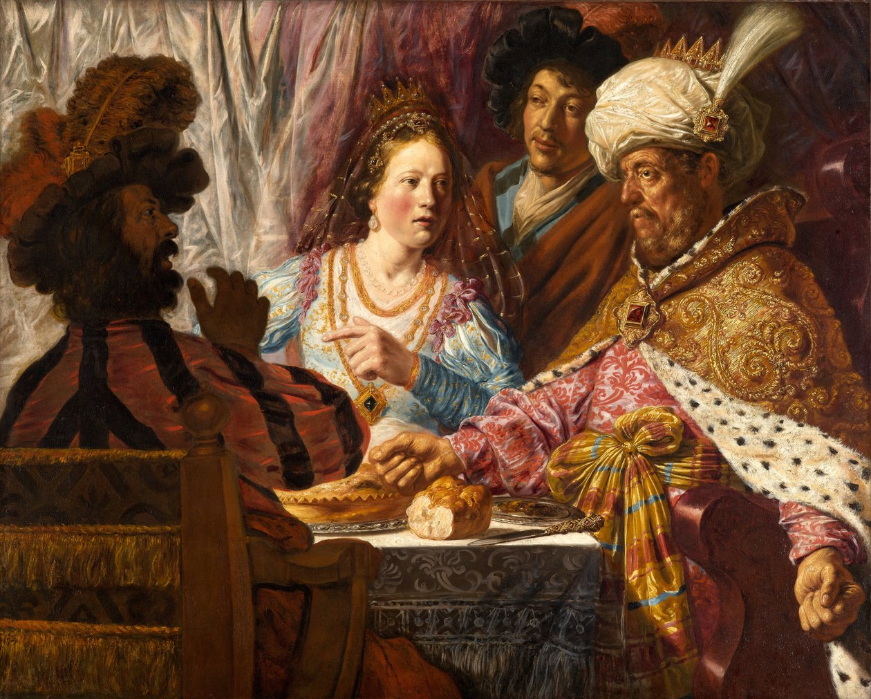 Das Fest der Esther von Jan Lievens