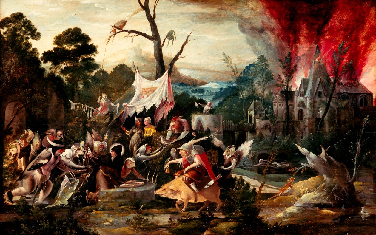 Die Versuchung des heiligen Antonius von Jan Mandijn
