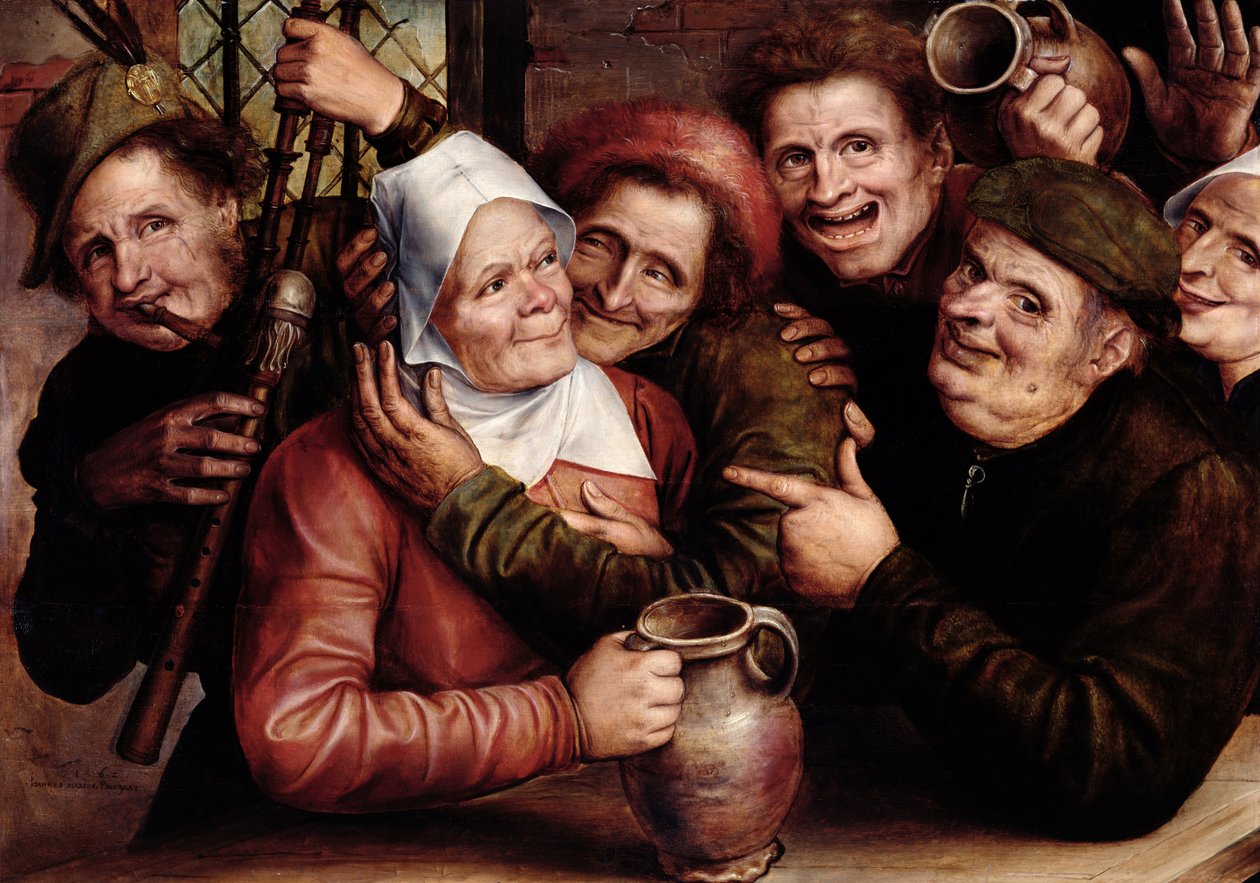Fröhliche Gesellschaft, 1562 von Jan Massys or Metsys