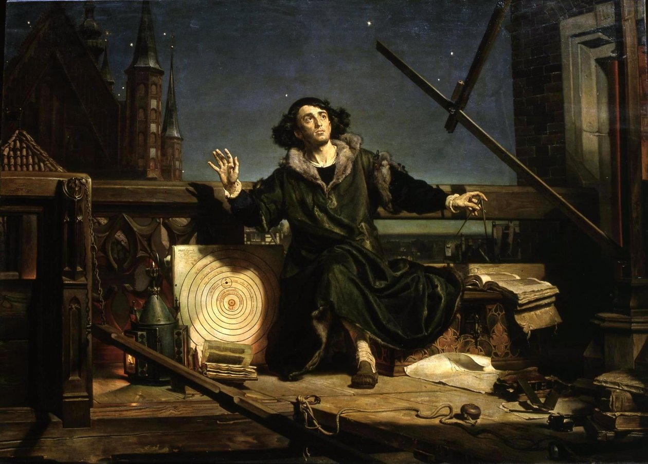 Astronom Kopernikus, oder Gespräch mit Gott von Jan Alojzy Matejko