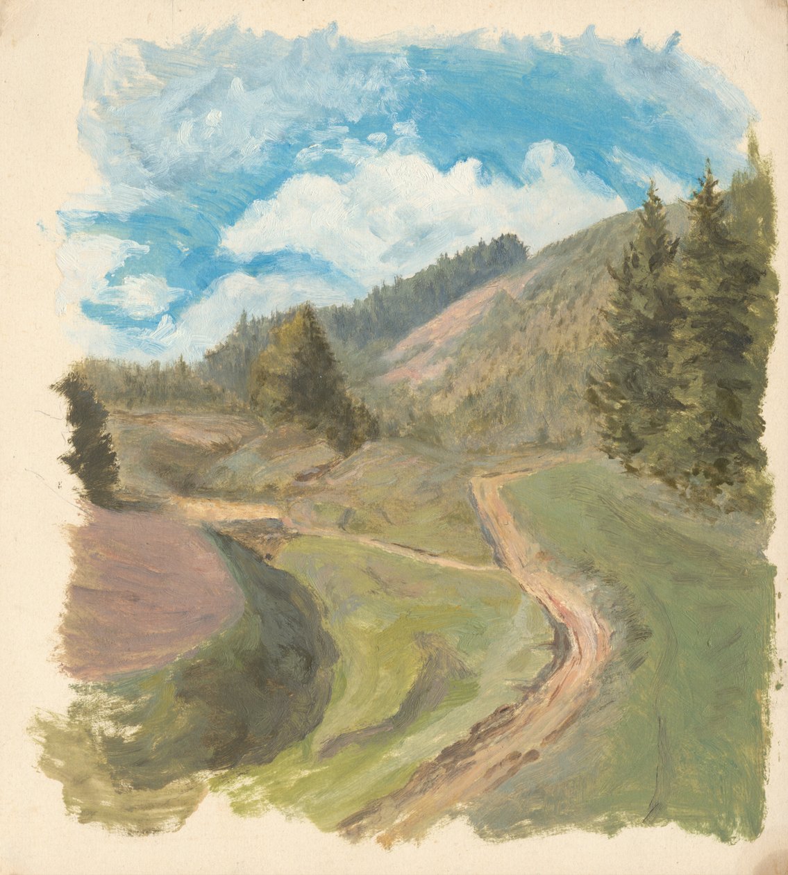 Gabelung der Straße von Jan Nowopacký