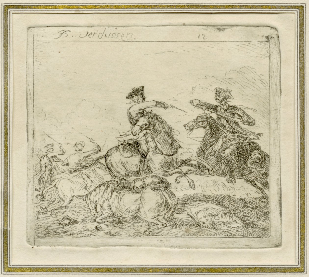 Kavallerieschlacht von Jan Peeter Verdussen