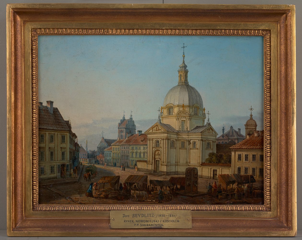 Rynek Nowego Miasta z kościołem Sakramentek, Jan Seydlitz von Jan Seydlitz