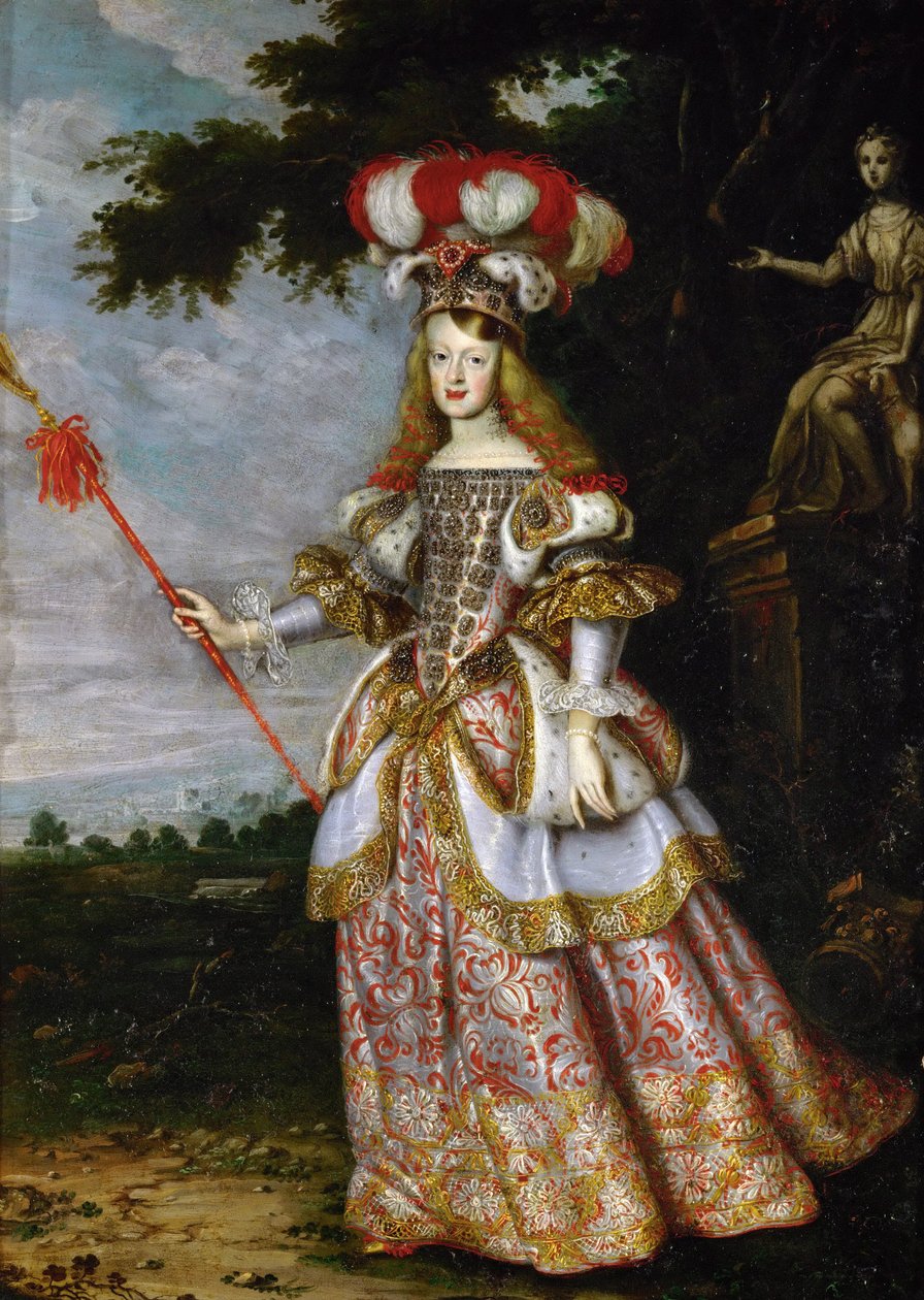 Infantin Margarete Theresia (1651-1673), Kaiserin, im Theaterkostüm von Jan Thomas van Ieperen