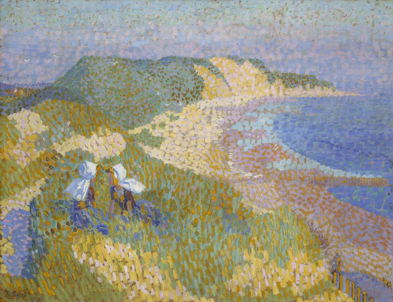 Dünen und Meer in Zoutelande von Jan Toorop
