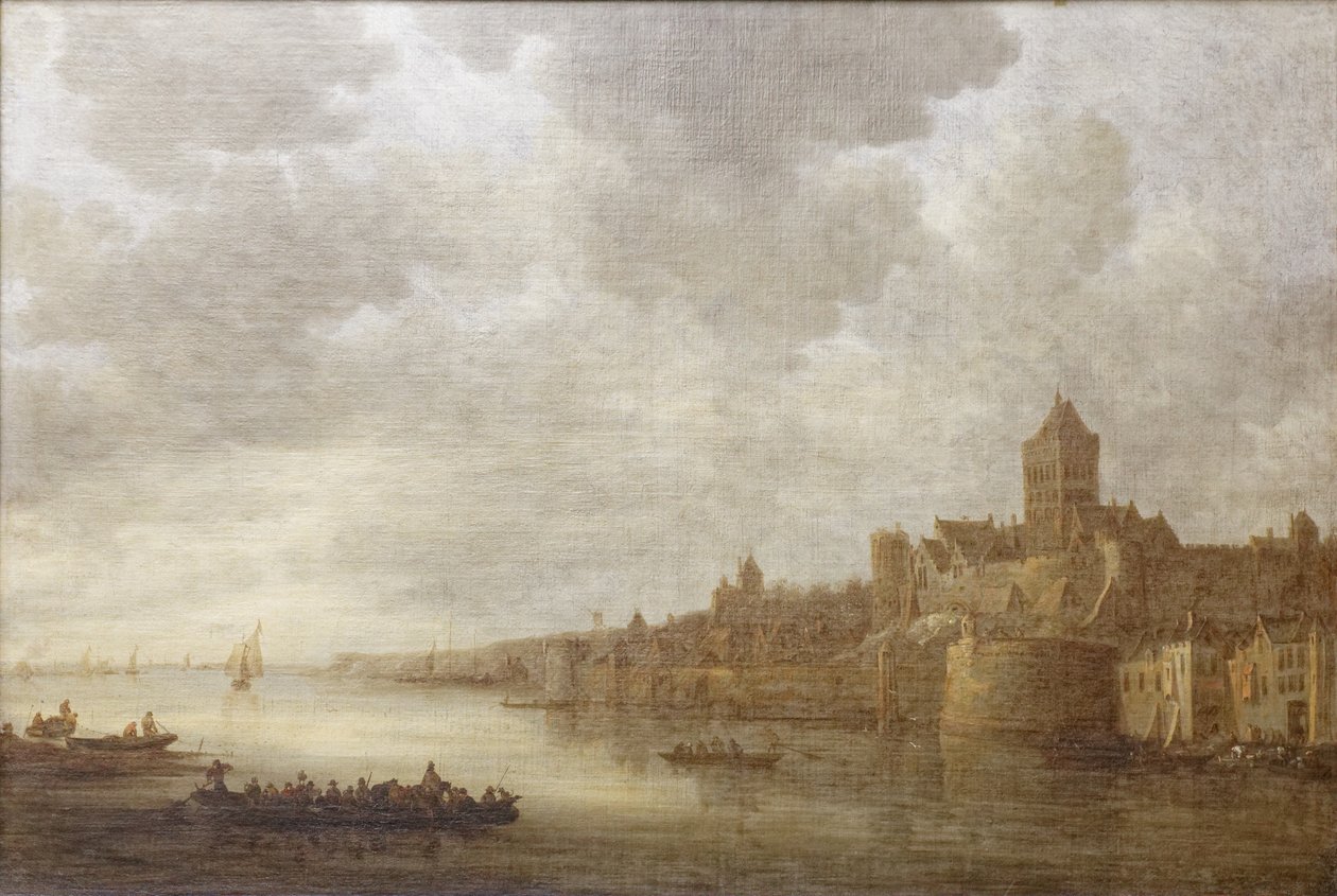 Ansicht der niederländischen Stadt Nimwegen von Jan Josephsz van Goyen