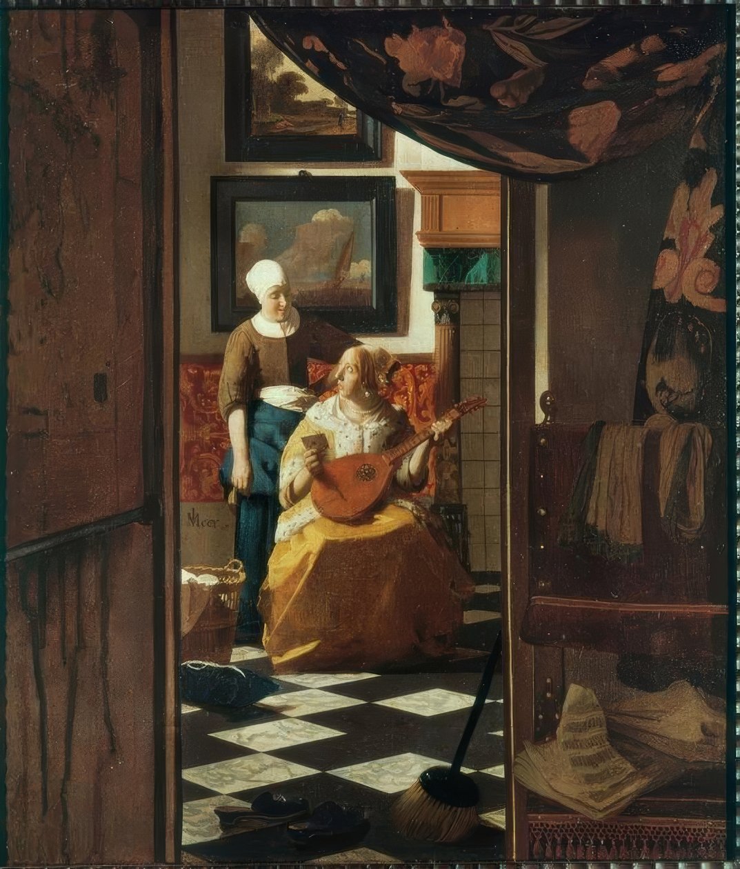 Der Liebesbrief von Jan Vermeer van Delft