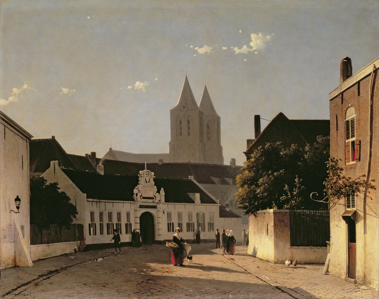 Blick auf Arnhem, 1851 von Jan Hendrik Weissenbruch