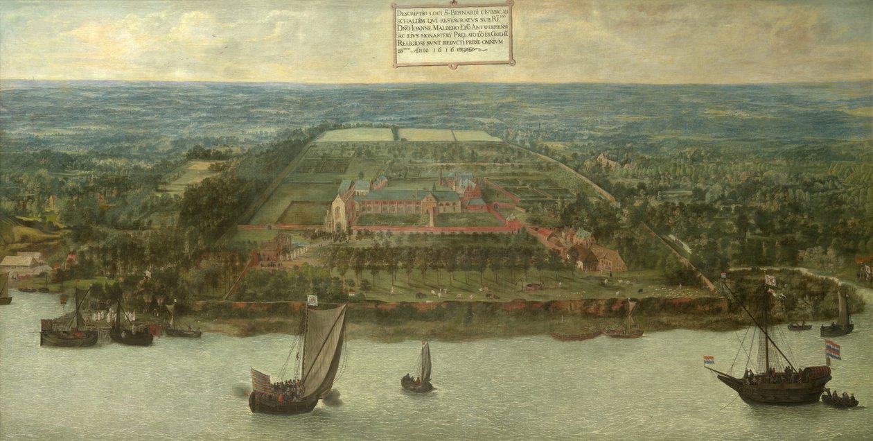 Die Sint-Bernardus-Abtei in Hemiksem von Jan Wildens