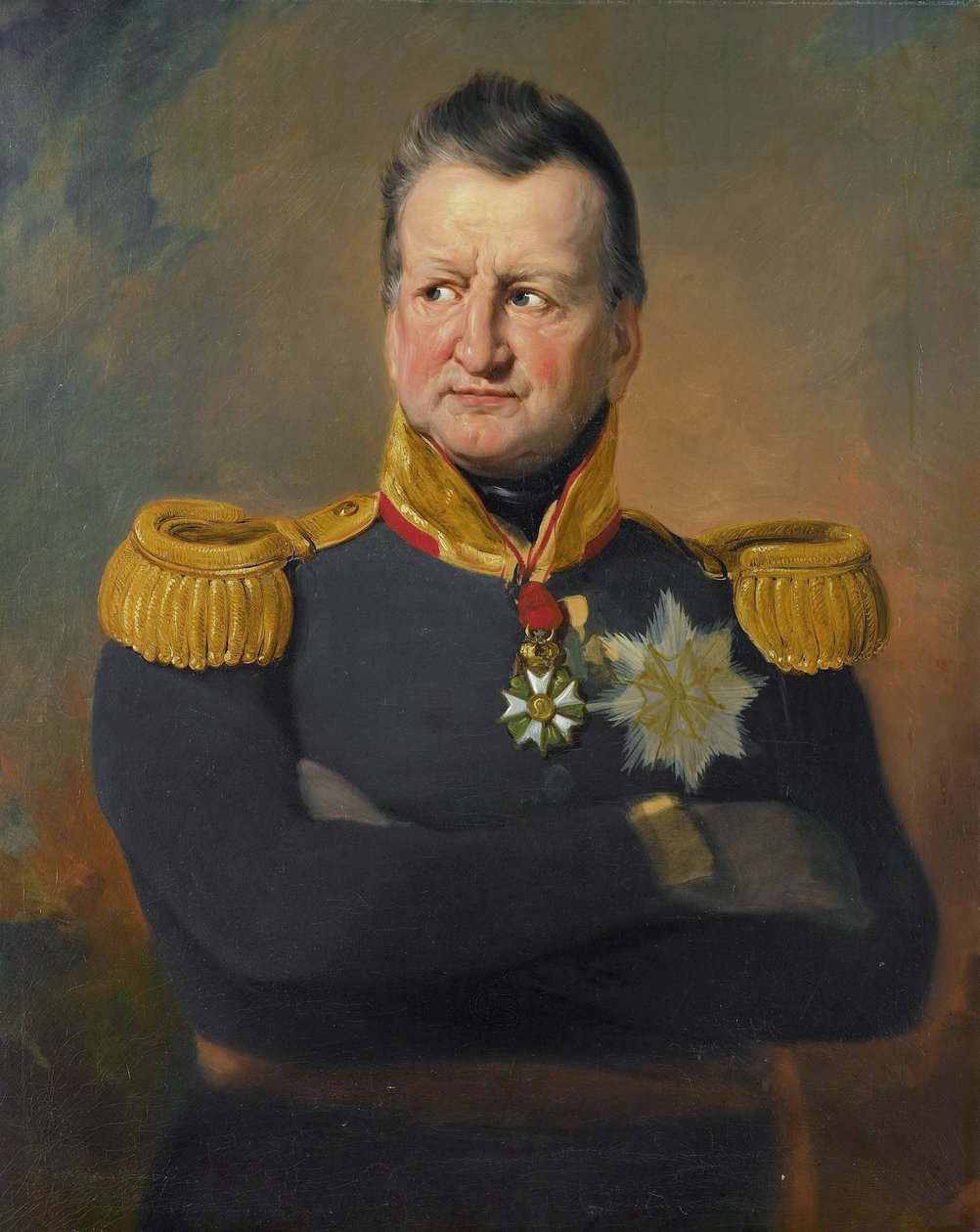 Porträt von General David Hendrik Chassé von Jan Willem Pieneman von Jan Willem Pieneman
