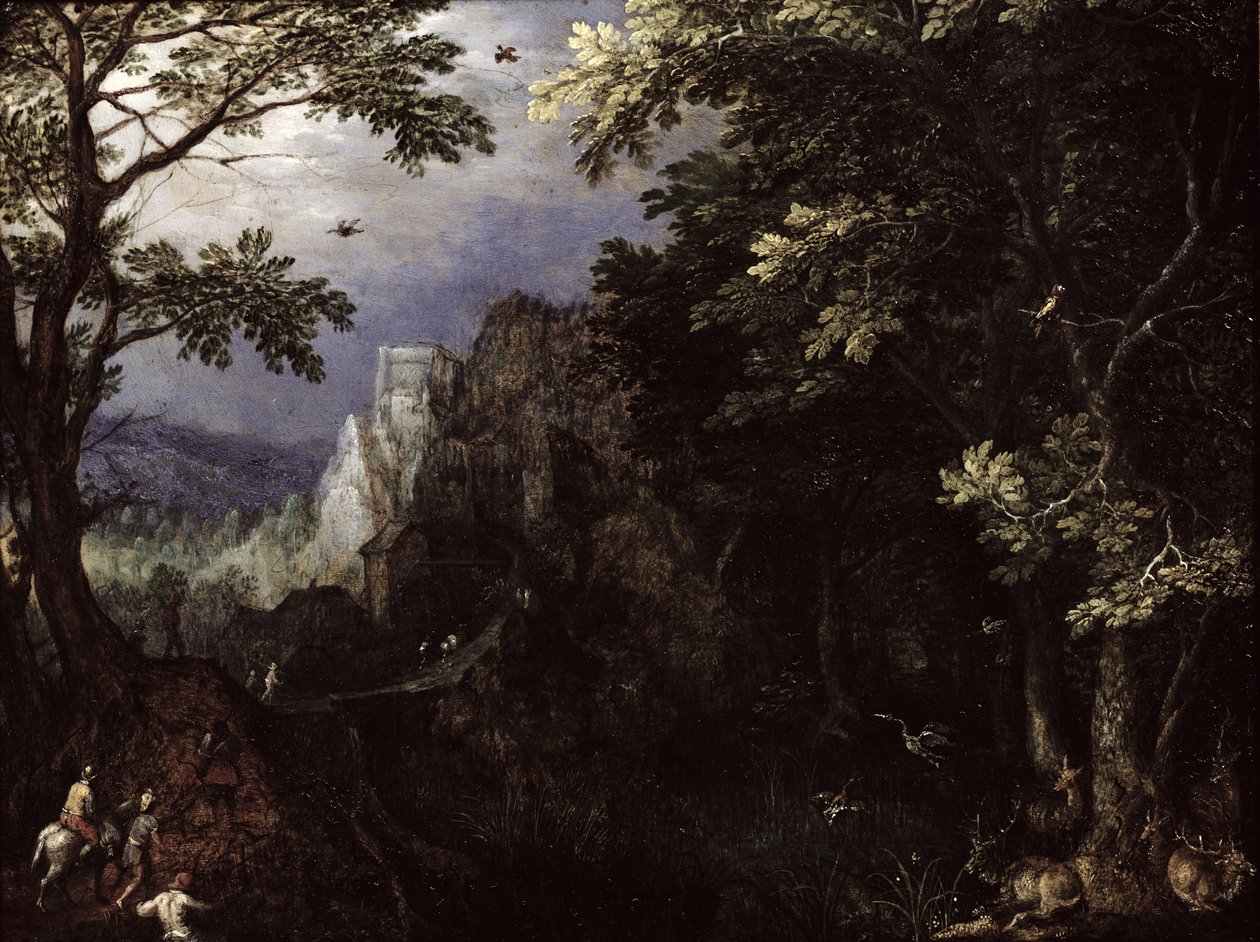 Berglandschaft von Jan the Elder Brueghel