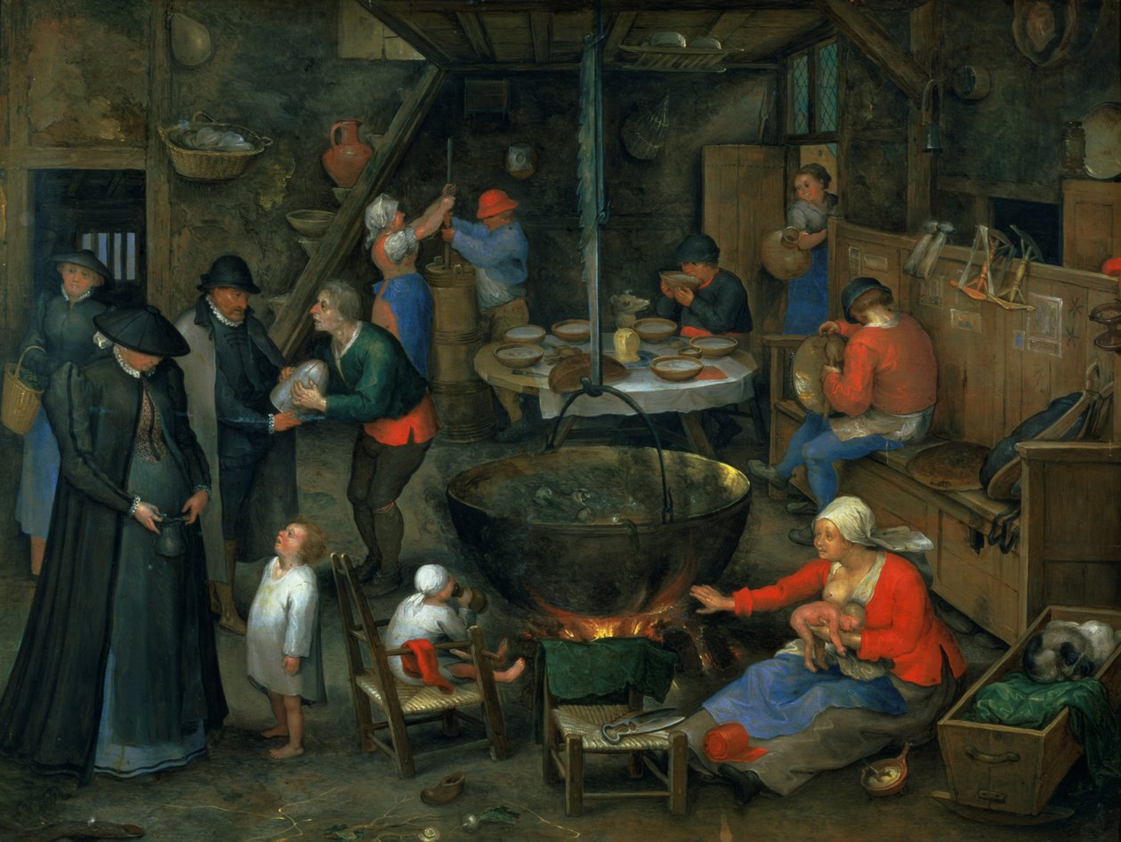 Der distinguierte Besucher von Jan the Elder Brueghel
