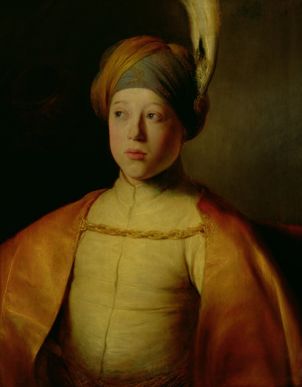 Porträt eines Jungen in persischer Kleidung von Jan the Elder Lievens
