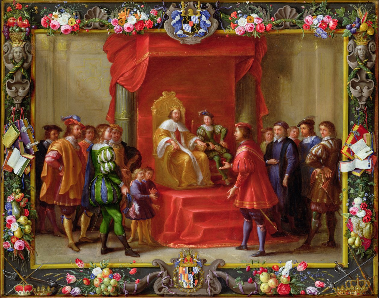 Peter IV., König von Aragon, besucht von Guillaume-Raymond Moncada von Jan van and Primo, Luigi Kessel
