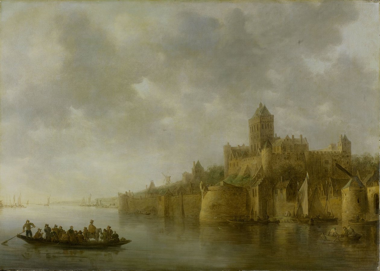 Het Valkhof in Nijmegen von Jan Josephsz van Goyen