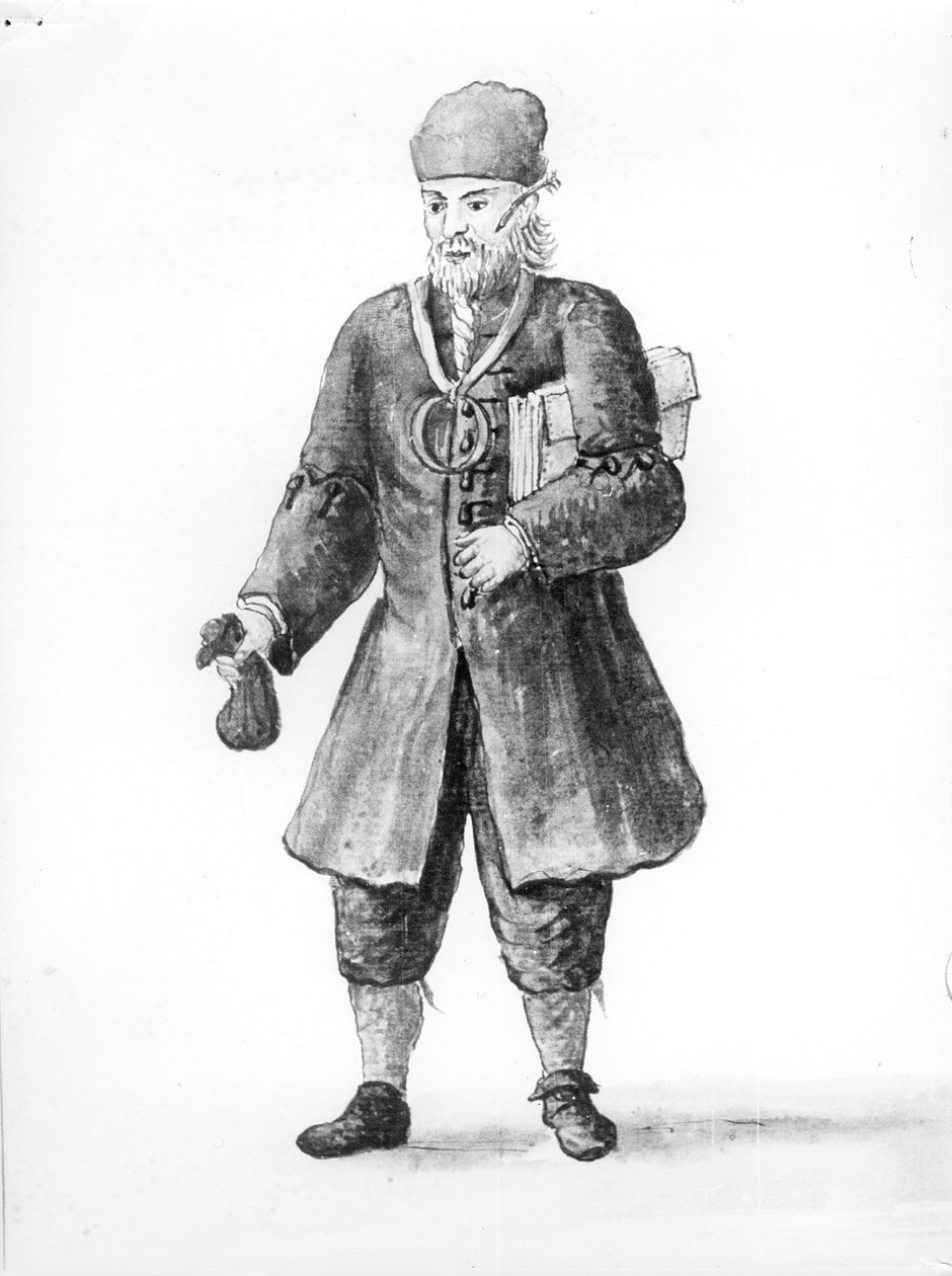 Der jüdische Mann, Marco Alpron, aus 
