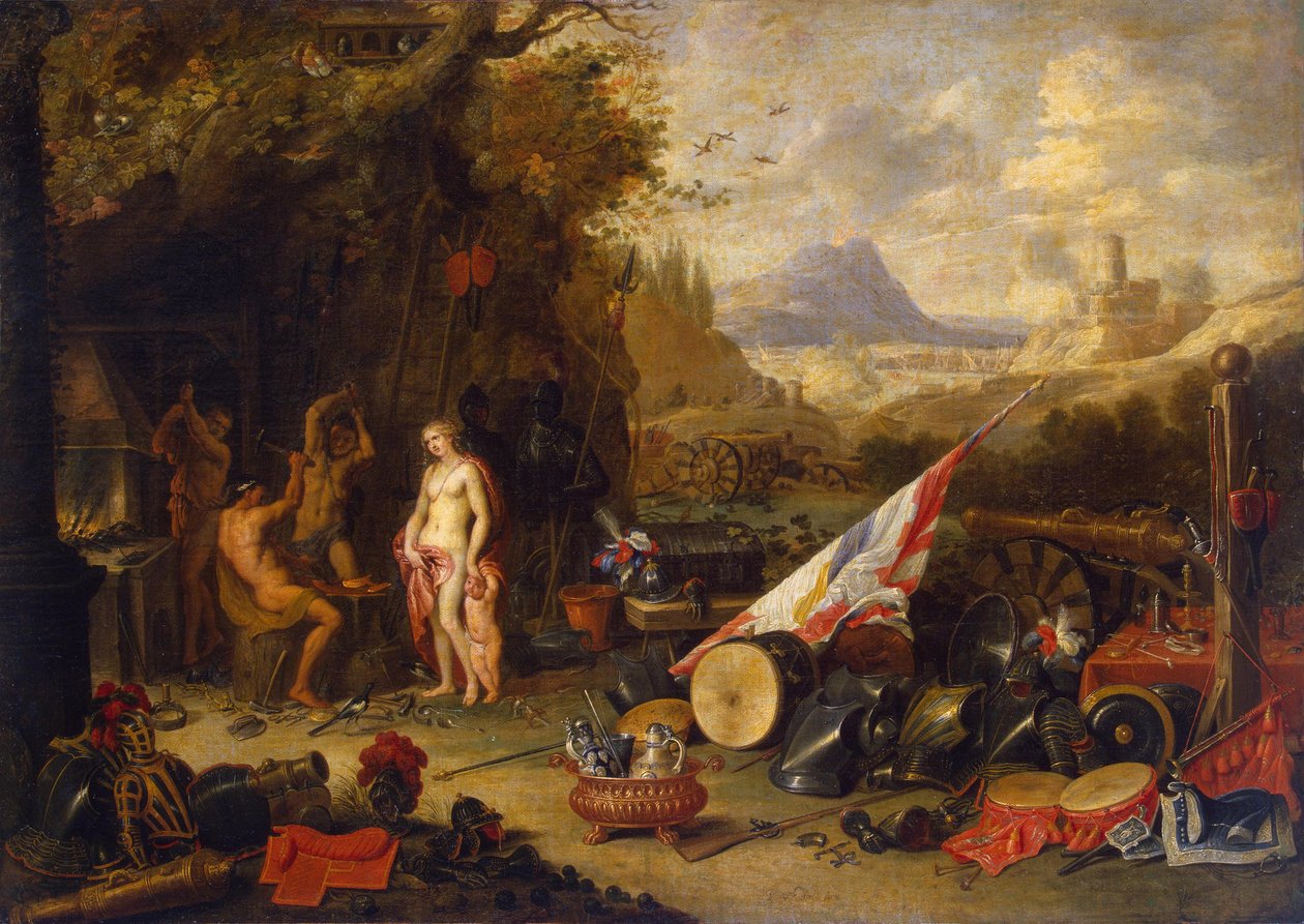 Venus in der Schmiede des Vulkan von Jan van Kessel the Elder