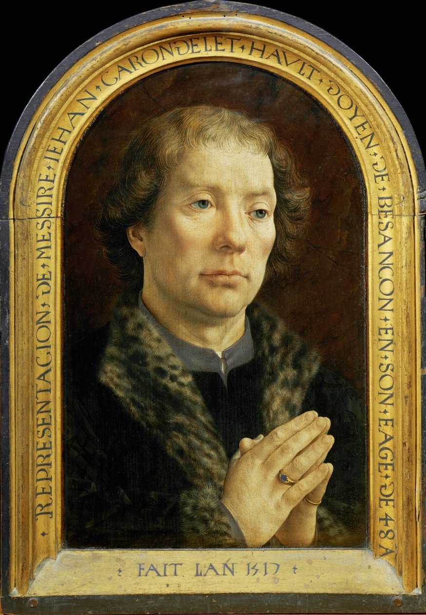 Carondelet-Diptychon: Jean Carondelet von Jan (c.1472 c.1533) Gossaert