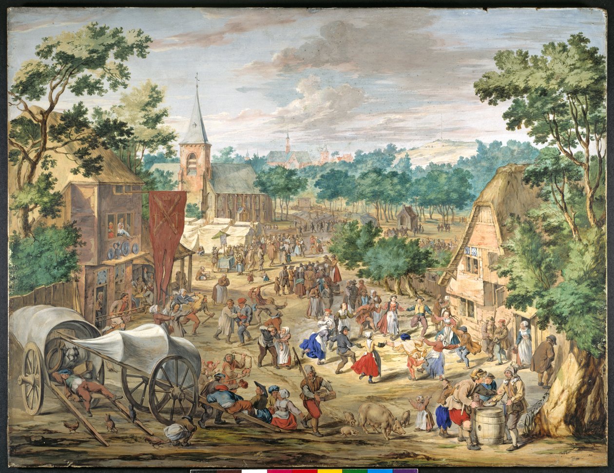 Eine Kirmes von Jan (follower of) Brueghel