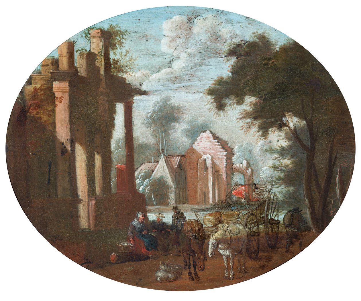 Ruine eines Schlosses von Jan (follower of) Brueghel