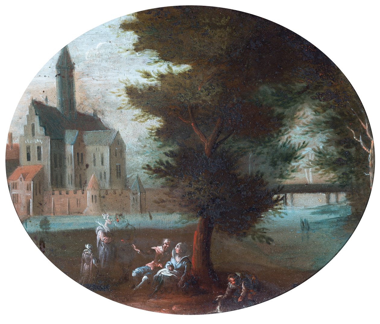 Szene in einem Park von Jan (follower of) Brueghel