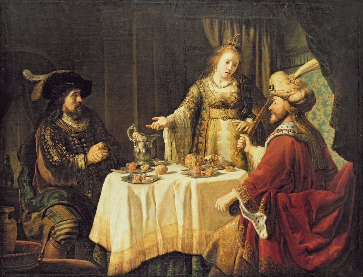 Das Mahl mit Esther von Jan 1620 76 Victors