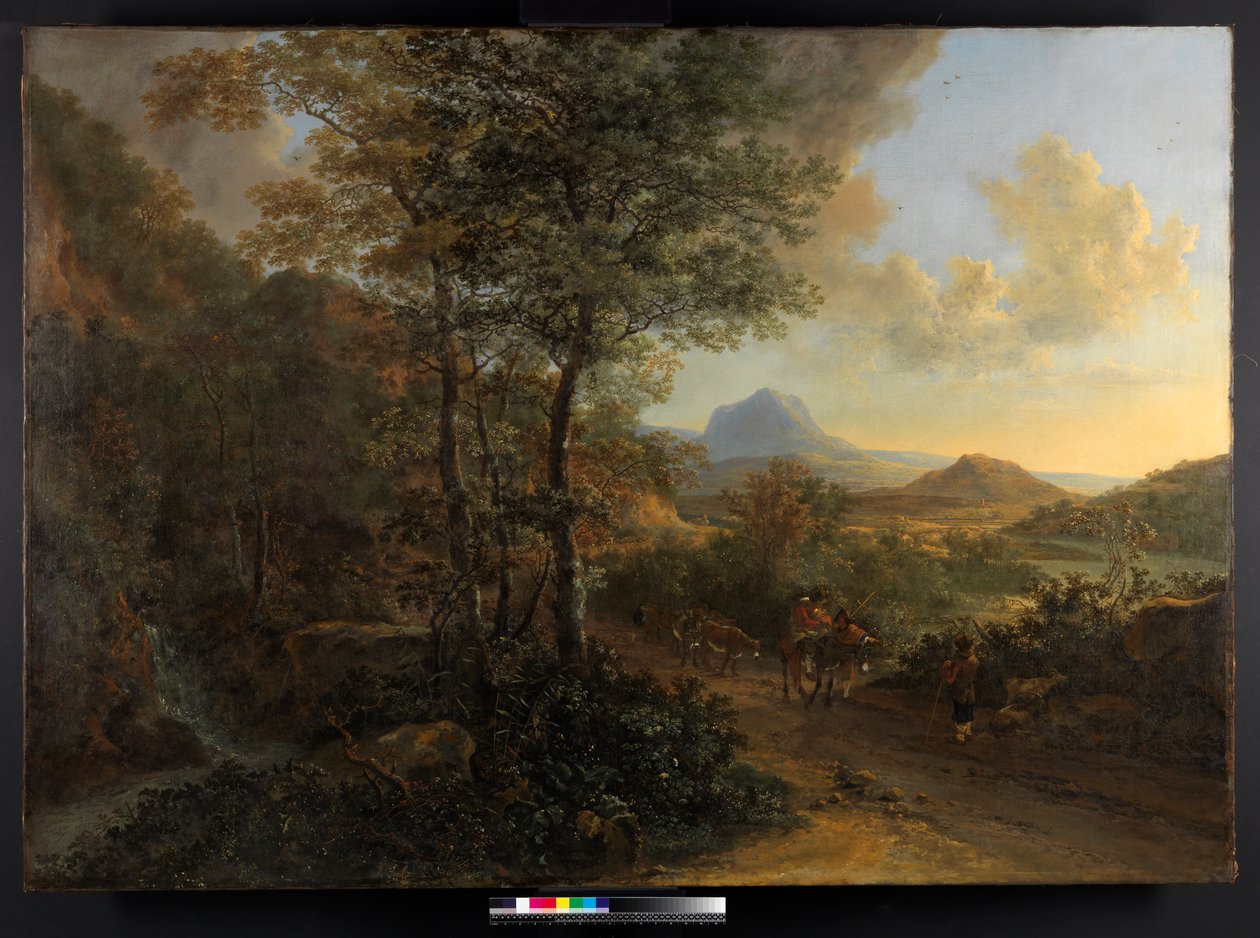 Italienische Landschaft mit Monte Socrate von Jan Dirksz Both